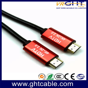 HDMI CABLE 2.1V RED ALLOY PVC 