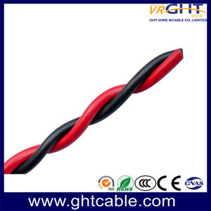 Two Cores Twisted Flexible Electric Cable power cable