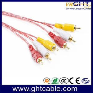 AUDIO CABLE with Gold plated head | Factory Direct Sale audio cable - GHT