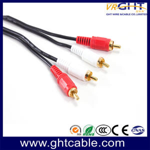 AUDIO CABLE with Gold plated head | Factory Direct Sale audio cable - GHT