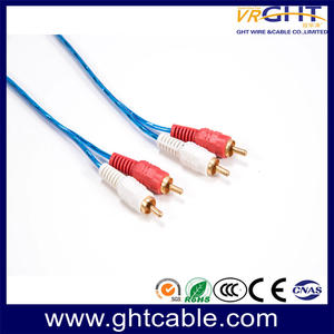 AUDIO CABLE with Gold plated head | Factory Direct Sale audio cable - GHT