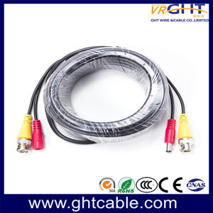 CCTV Cable With BNC&DC Cnnectors (Double Wires)