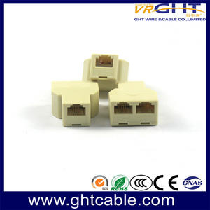 RJ45 3WAY ADAPTOR/6P