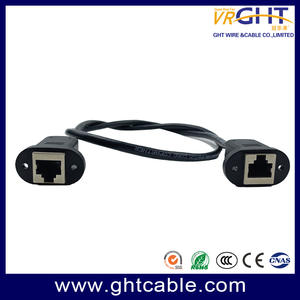 RJ45 Female To Female Network Extension Cable  Network Cable Connector With Ears Network Cable Double Female Extension Cable